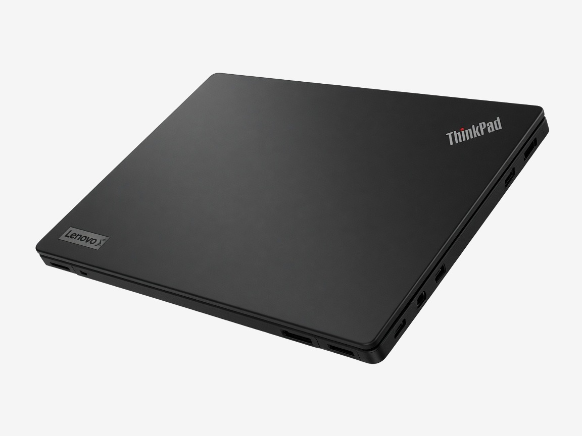 Lenovo ThinkPad T480 zavřené víko zezadu zprava